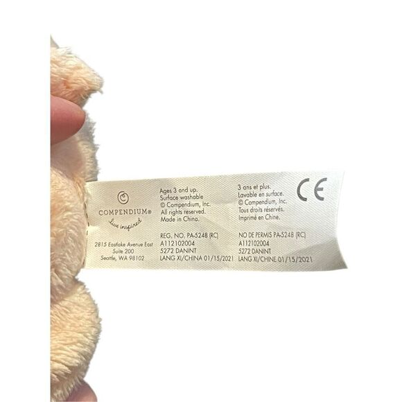 Compendium Pink Flying Aviator Pig Plush Cute Stuffed Animal 9" - Picture 5 of 9